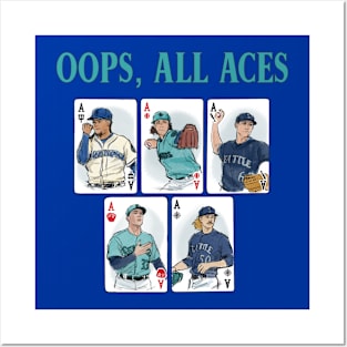 Oops, All Aces (Stacked) Posters and Art